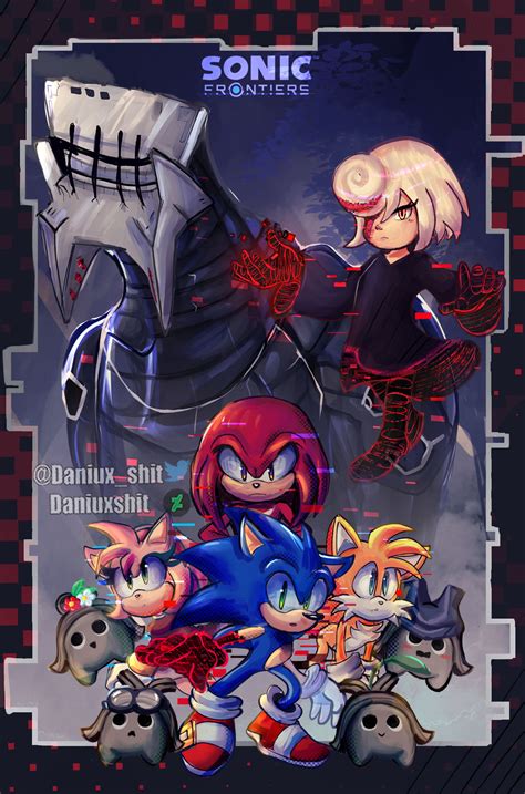 sonic frontiers fanart|More.